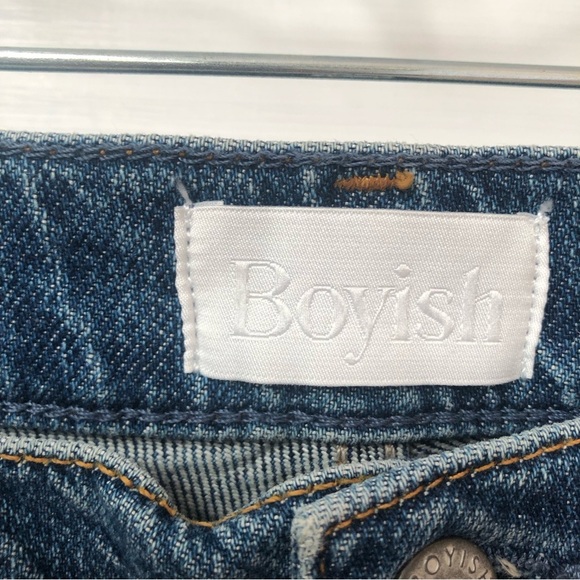 NWT Boyish Jeans the Zachary fit high rise stretch skinny Blue sizes  26 27 28 - Picture 2 of 11